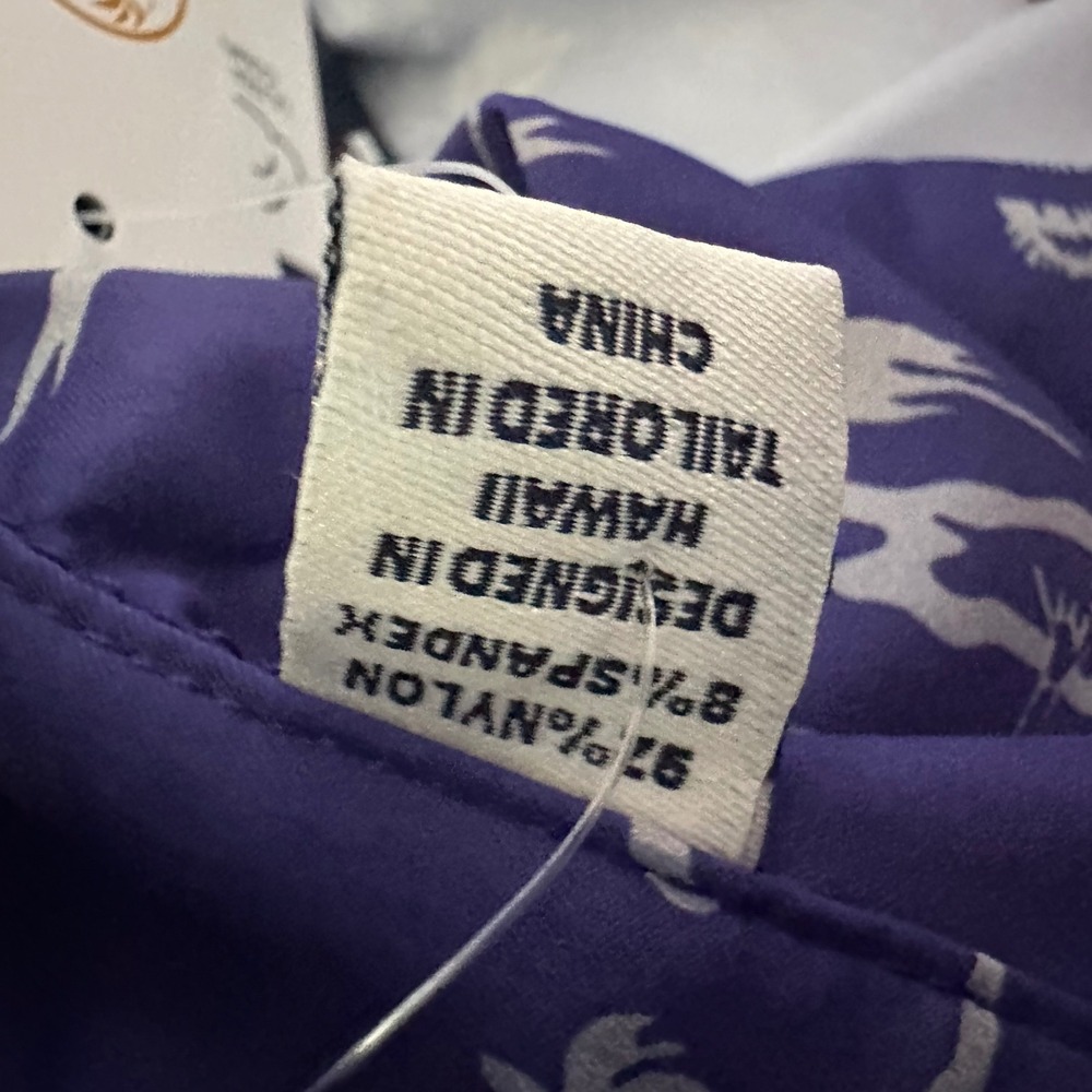 Reyn Spooner Colorado Rockies MLB Performance Shirt Mens XL Purple Tropical NWT - Picture 10 of 12